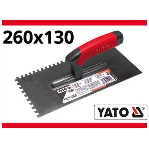 YATO Hladítko 270 x 130 mm zuby 10x10 mm (YATO náradie) - obr. 1