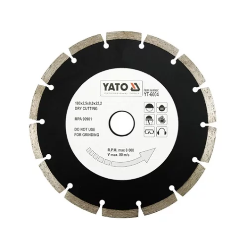 YATO Diamantový kotúč 180 x 22,2 x 2,5 mm