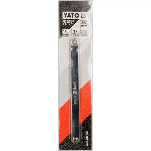 Škáromer 200 mm, 17 ks, 0,02-1 mm /YATO/ - obr. 1