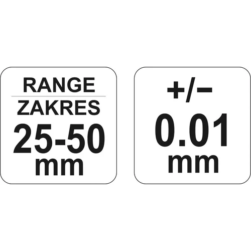 YATO Mikrometer 25-50mm (YATO náradie) - obr. 4