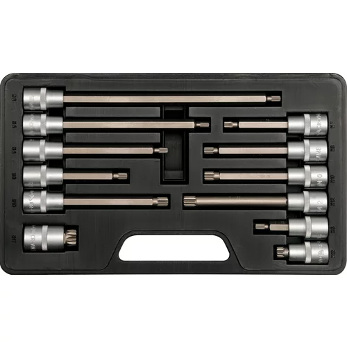YATO Bity sada 12 ks HEX, SPLINE