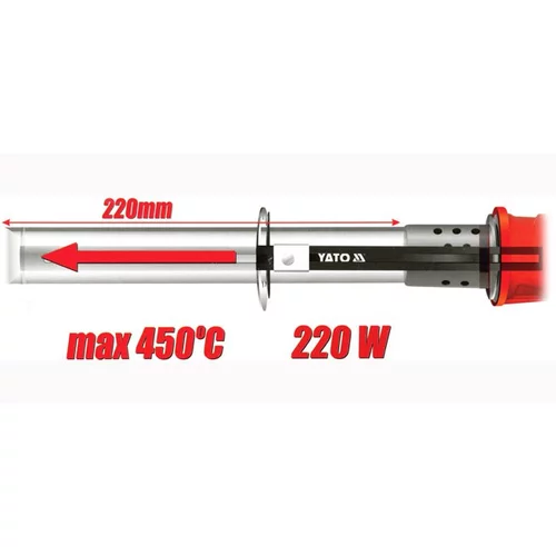 Tepelný nôž na penový polystyrén 220W /YATO/ - obr. 2