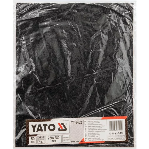 YATO Brúsny papier-vodeodolný 230*280 P100 (YATO náradie) - obr. 1
