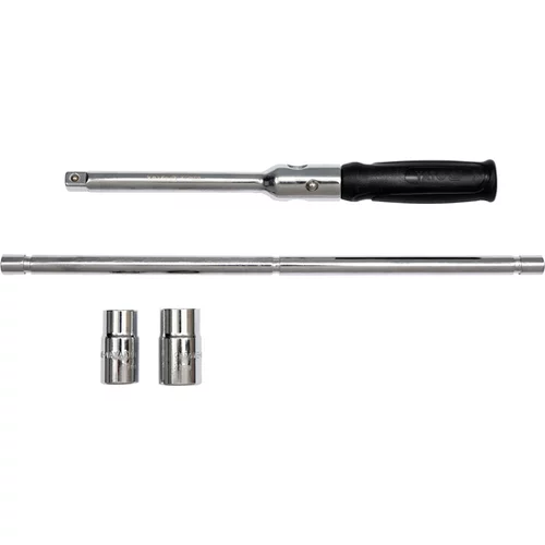 SKLADACÍ KĽÚČ NA AUTOMOBIL V PÚDRI. ZÁSUVKY 17MM, 19MM, 21MM, 23MM