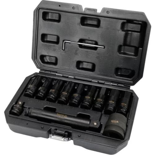 SADA NÁRAZOVÝCH KĽÚČOV HEX/TORX 3/4'' HEX/TORX /YATO/ - obr. 1
