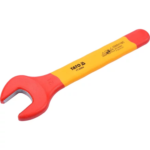 IZOLOVANÝ OTVORENÝ KĽÚČ 21MM VDE /YATO/ - obr. 1