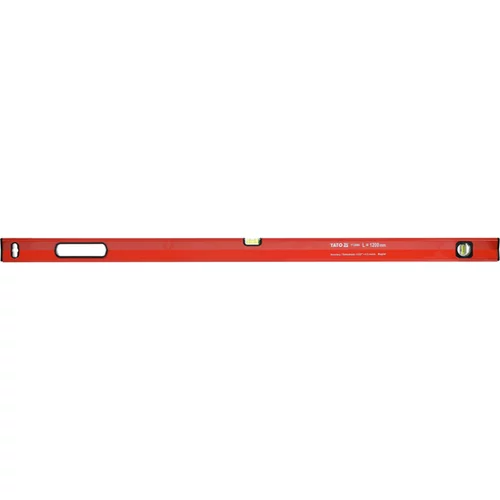 MAGNETICKÁ HLADINA 1200 MM, HLINÍKOVÝ PROFIL, LAKOVANÝ, DVA LIBELLY, RÚČKA, PRESNOSŤ 0,5 MM/M
