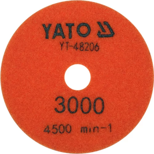 DIAMANTOVÝ DISK NA BRÚSENIE KERAMIKY 100MM GR.3000 /YATO/ - obr. 1