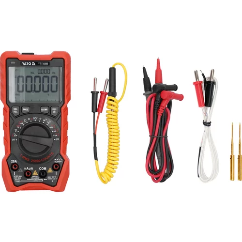 DIGITÁLNY METER TRUE RMS LCD 25000 /YATO/ - obr. 4