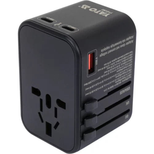 CESTOVNÝ ADAPTÉR PRE VYŠE 150 KRAJÍN USB-C PD 65W /YATO/ - obr. 5