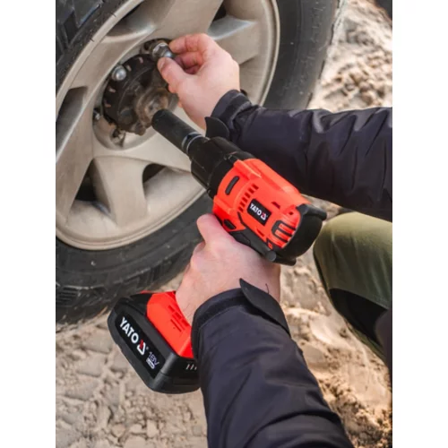 18V KĽÚČ BRUSHLESS 1/2'' 700NM /YATO/ - obr. 8
