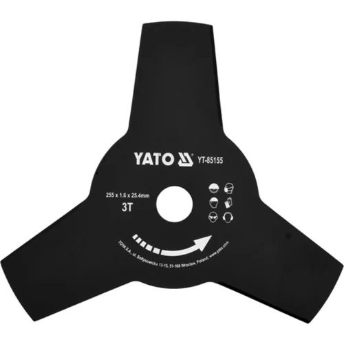 KOTÚČ K OŽÍNAČI 255MM 25,4MM TROJZUB /YATO/