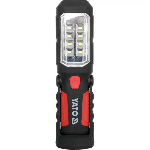 YATO Lampa montážna 8+1 LED, bezprívodová, 1,5V 3x AA