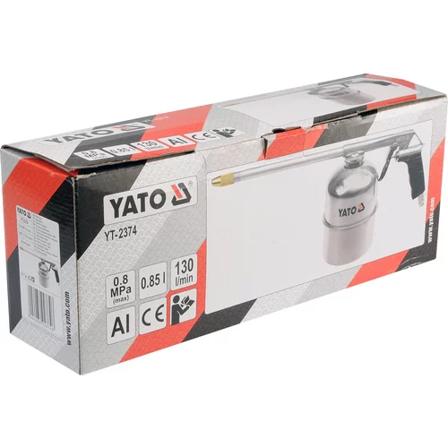 YATO Pištoľ na ropovanie + nádrž 0,85L 130l/min (YATO náradie) - obr. 1