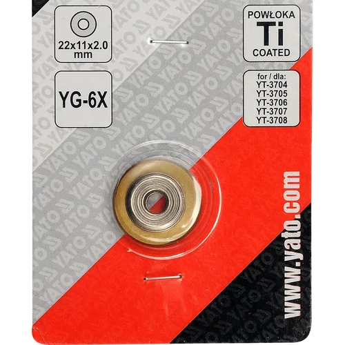 Náhradné koleso do rezačky 22 x 11 x 2 mm /YATO/ - obr. 1