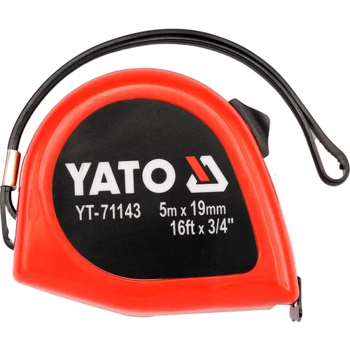 YATO Zvinovací meter 5m(16ft) x 19mm(3/4