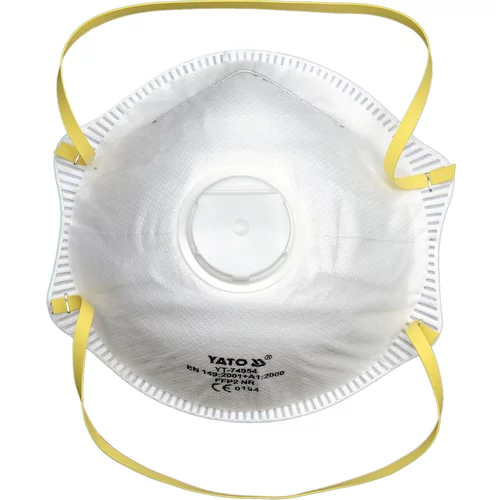 YATO Respirátor s ventilom FFP2 NR 500ks