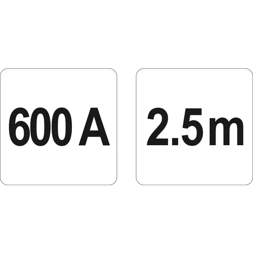 Štartovacie káble 600A /YATO/ - obr. 1