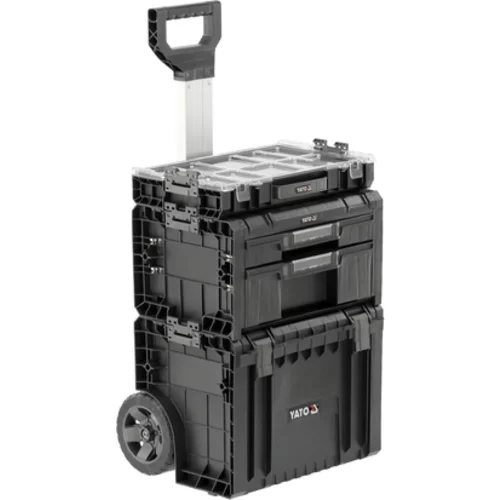 SADA NA KOLESÁCH 3 KS KRABICE NA NÁRADIE, SYSTÉM, MODULAR 35BT2P10P S12 /YATO/ - obr. 2