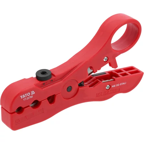 IZOLAČNÝ STRIPPER STP, UTP, RG59, RG6, RG7, RG11 /YATO/ - obr. 2