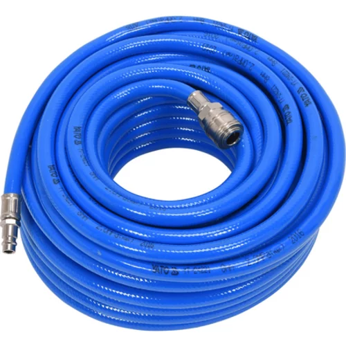 PNEUMATICKÁ PANCIOVÁ HADICA PVC 8MM X 20M S RÝCHLOKONEKTORMI