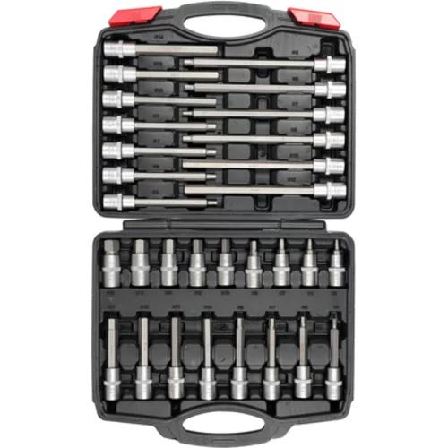 SADA ZÁMKOVÝCH KĽÚČOV 1/2'' HEX 30 KS