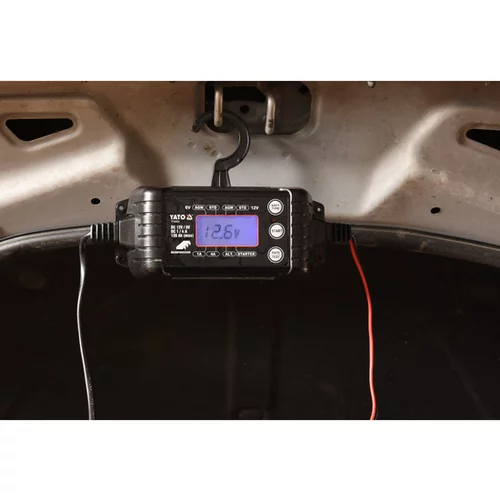 ELEKTRONICKÝ USMERŇOVAČ S DISPLEJOM 6-12V 1/4A /YATO/ - obr. 1