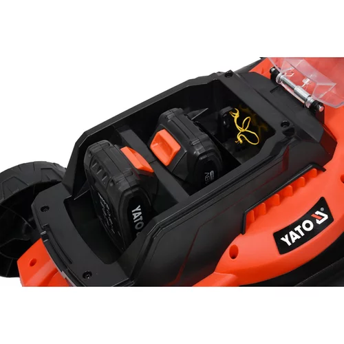AKUMULÁTOROVÁ KOSAČKA 36V=2 X 18V SADA (2 X 2,0AH) /YATO/ - obr. 2