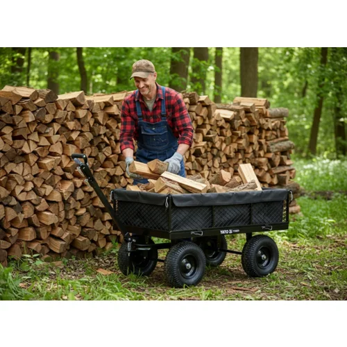 XL ZÁHRADNÝ VOZÍK 450KG S KRYTOM /YATO/ - obr. 17