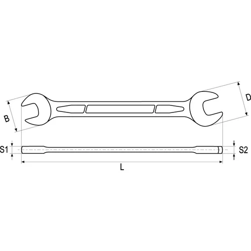 Kľúč plochý 10x13 mm /YATO/ - obr. 1
