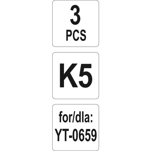 YATO Čepele náhradné 3 ks (YATO náradie) - obr. 2
