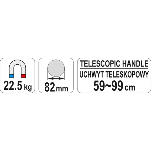 YATO Patka magnetická teleskopická (YATO náradie) - obr. 2