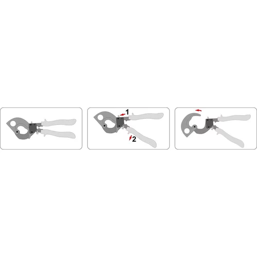 YATO Kliešte na káble so západkou 240 mm² (YATO náradie) - obr. 3