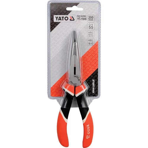 YATO Kliešte predĺžené ohnuté 200 mm CrV (YATO náradie) - obr. 1