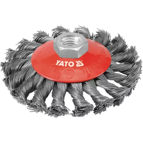 YATO Drôtená kefa bočná M14 x 100 mm