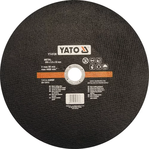 YATO Kotúč na kov 350 x 22 x 3,5 mm