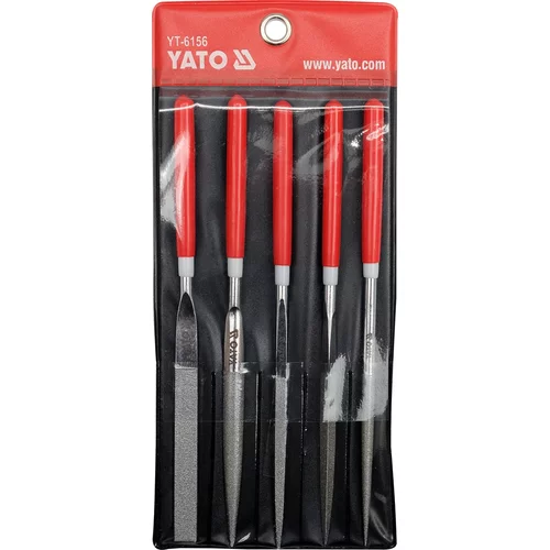 YATO Sada pilníkov ihlových diamantových 5 x 180 mm 5 ks (YATO náradie) - obr. 1
