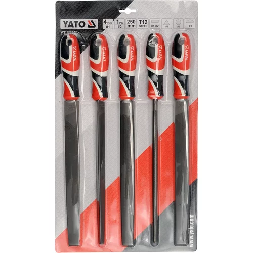 YATO Sada pilníkov zámočnícky ch 250 mm 5 ks (YATO náradie) - obr. 1