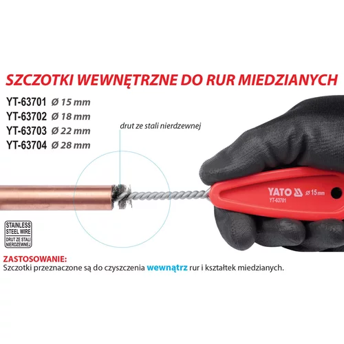 YATO Kefa na medené rúrky - vnútorná Ø 15mm (YATO náradie) - obr. 1