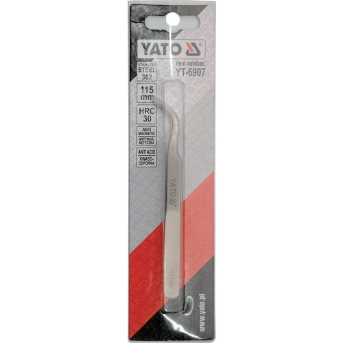 YATO Pinzeta 115 mm (zahnutá) (YATO náradie) - obr. 1