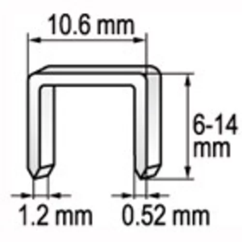 Zošívačka čalúnicka 2-funkčná (6-16mm) /YATO/ - obr. 1