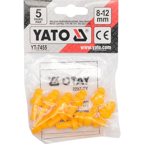 YATO Chrániče sluchu 22dB (5 párov) (YATO náradie) - obr. 3