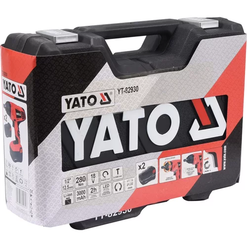 YATO Akumulátorový rázový uťahovák 1/2