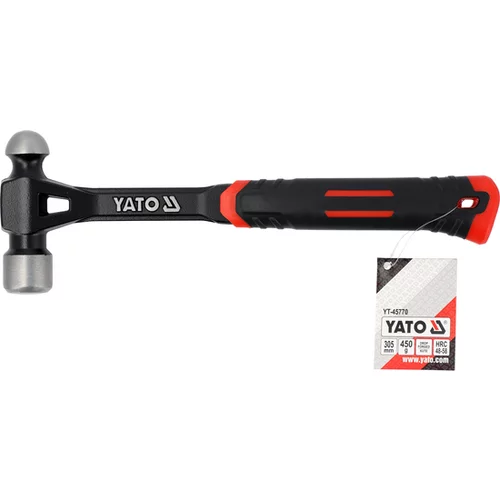PLECHOVÉ KLADIVO MONOLITNÉ 450G /YATO/ - obr. 3