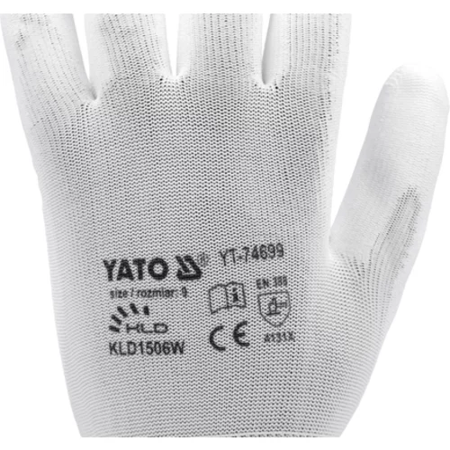 NYLONOVÉ OCHRANNÉ RUKAVICE S PUROVANÍM VEĽKOSŤ 9 /YATO/ - obr. 4