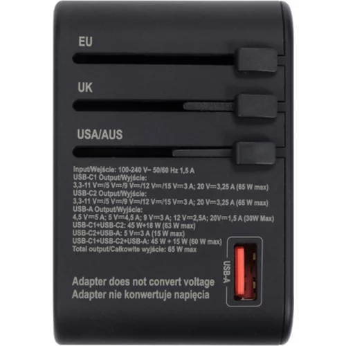 CESTOVNÝ ADAPTÉR PRE VYŠE 150 KRAJÍN USB-C PD 65W /YATO/ - obr. 9