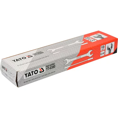 YATO Sada kľúčov plochých 10 ks 6 - 27 mm (YATO náradie) - obr. 1