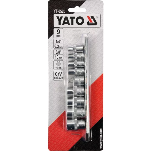 YATO Sada nadstavcov 1/4