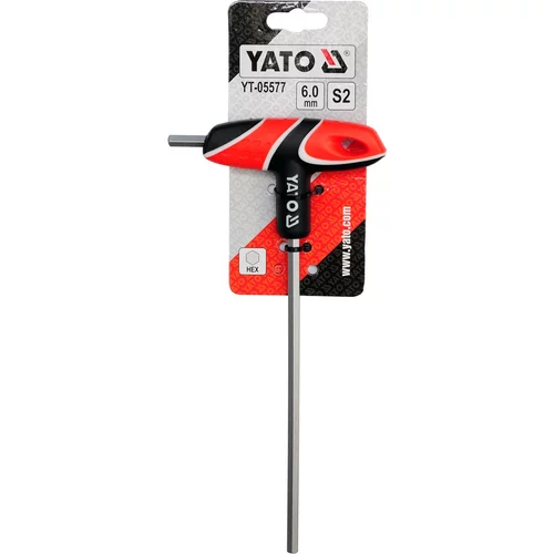 YATO Imbusový Kľúč s T- rukoväťou 6,0mm (YATO náradie) - obr. 1