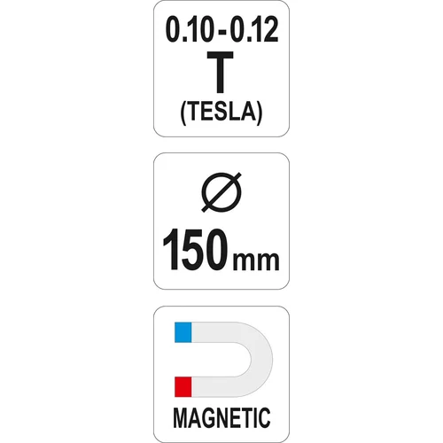 Magnetická miska 150mm tvarovaná /YATO/ - obr. 2